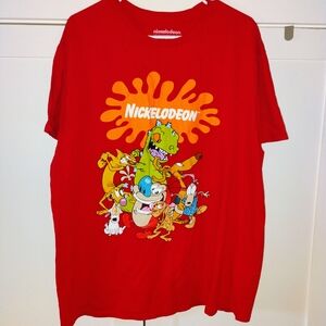 Nickelodeon Red Graphic T-Shirt